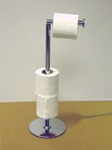 Porte-rouleau WC au sol / en laiton / résidentiel