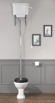 WC à poser / en porcelaine / avec chasse...