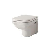 WC suspendu / en porcelaine / blanc / noir