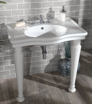Vasque sur pied / en porcelaine / 1 trou...