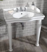 Vasque sur pied / en porcelaine / 1 trou...