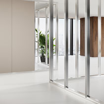 Cloison modulaire / en verre / en acier...