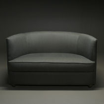 Canapé contemporain / noir / en tissu /...