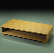 Table basse contemporaine / en chêne / rectangulaire...