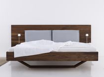 Lit double / contemporain / avec tête de...