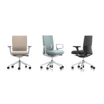 Chaise de bureau contemporaine / en tissu...