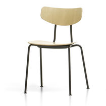 Chaise contemporaine / empilable / en contreplaqué...