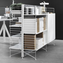 Étagère contemporaine / en MDF / en acier...