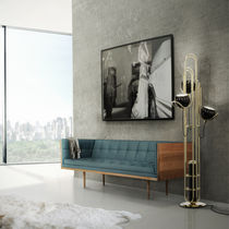 Lampe sur pied / design original / en aluminium...