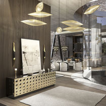 Suspension / en laiton / contemporaine /...