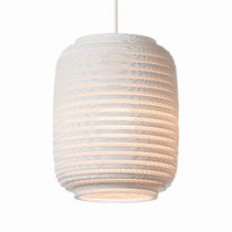Lampe suspendue / en carton / contemporaine...