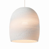 Lampe suspendue / en carton / contemporaine...