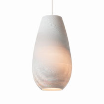 Lampe suspendue / en carton / contemporaine...