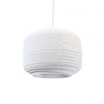 Lampe suspendue / en carton / contemporaine...