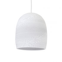 Lampe suspendue / en carton / contemporaine