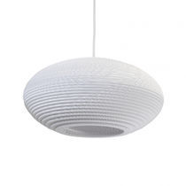 Lampe suspendue / en carton / contemporaine