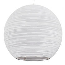 Lampe suspendue / en carton / contemporaine