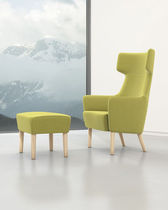 Fauteuil visiteur contemporain / en tissu...