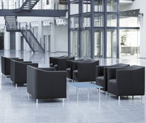 Fauteuil visiteur contemporain / en tissu...