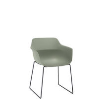 Chaise contemporaine / en placage de bois...