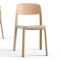 Chaise contemporaine / en hêtre / en chêne...