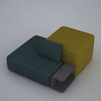 Ottoman contemporain / en tissu / modulable...