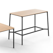Table mange-debout contemporaine / en chêne...