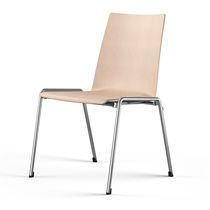 Chaise contemporaine / en bois / en polypropylène...
