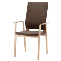 Chaise visiteur contemporaine / en tissu...