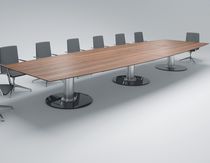 Table de réunion contemporaine / en placage...