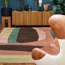 Tapis contemporain / à motif / en laine...