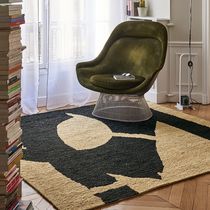 Tapis contemporain / à motif / en jute /...
