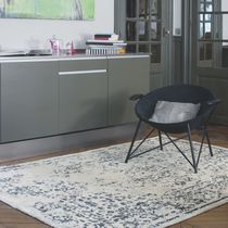 Tapis contemporain / à motif / en soie végétale...