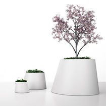Jardinière en acier / ronde / contemporaine...