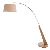 Lampe sur pied / contemporaine / en tissu...