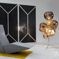 Lampe sur pied / en acier / en polycarbonate...