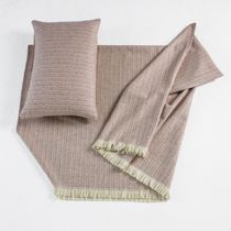 Coussin rectangulaire / uni / en laine