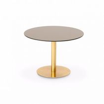 Table d'appoint contemporaine / en verre...