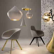 Chaise visiteur contemporaine / tapissée...
