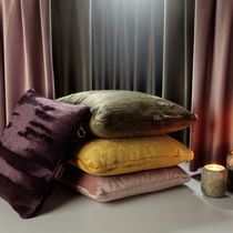 Coussin pour chaise / carré / uni / en tissu
