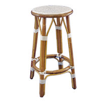 Tabouret de bar classique / en rotin / avec...