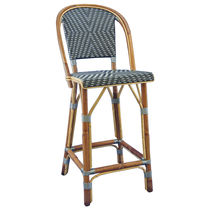 Chaise de bar classique / en rotin / en...