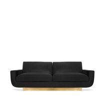 Canapé contemporain / en velours / en laiton...
