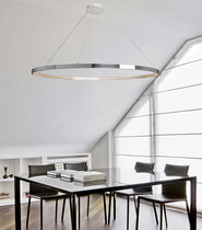 Suspension / en acier / en laiton / contemporaine