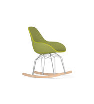 Chaise contemporaine / en tissu / en cuir...