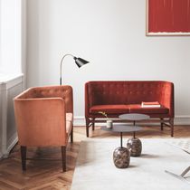 Canapé contemporain / gris / bleu / vert