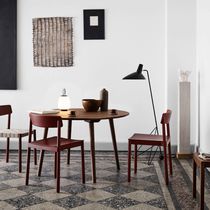 Chaise contemporaine / en bois massif /...