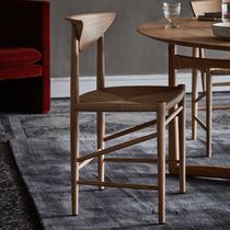 Chaise contemporaine / en bois massif /...
