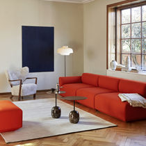Canapé modulable / contemporain / gris /...