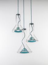 Lustre contemporain / en verre soufflé /...